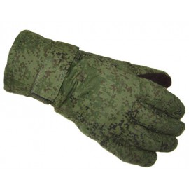Russian Army pixel tactical winter gloves digital flora